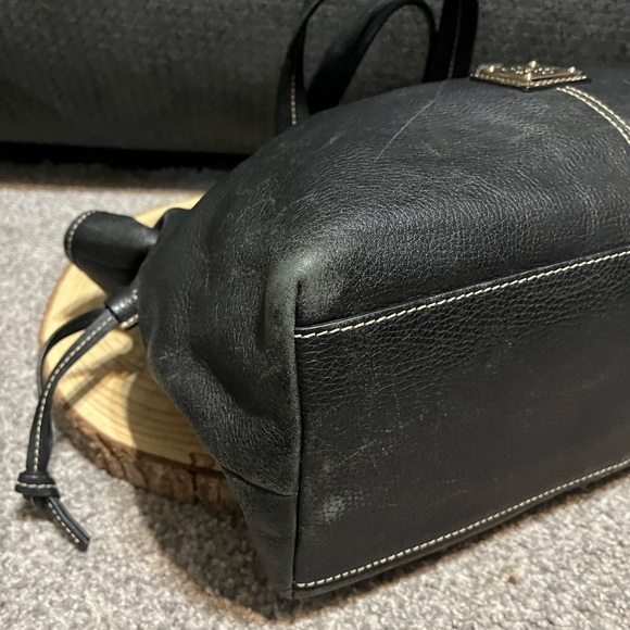 Dooney & Bourke Chiara Black Leather Handbag Purse Tote